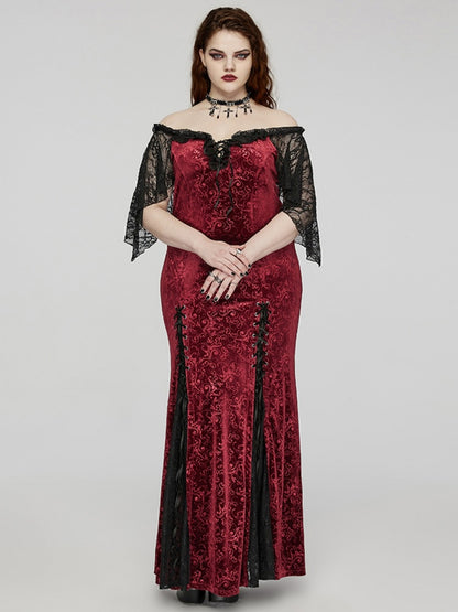 ブラックゴスゴージャスクロスチョーカー