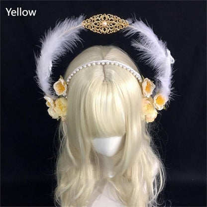 Decorated Beads Floral Feather 5 Options KC Design