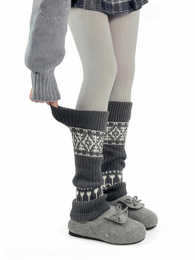 Slouchy Warmers Isle (5 Knit Leg Colors) Fair