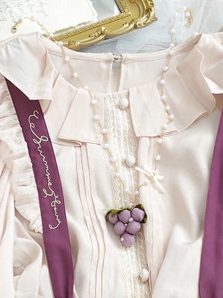 Grape Purple/Green Necklace Sweet Lolita Pendant