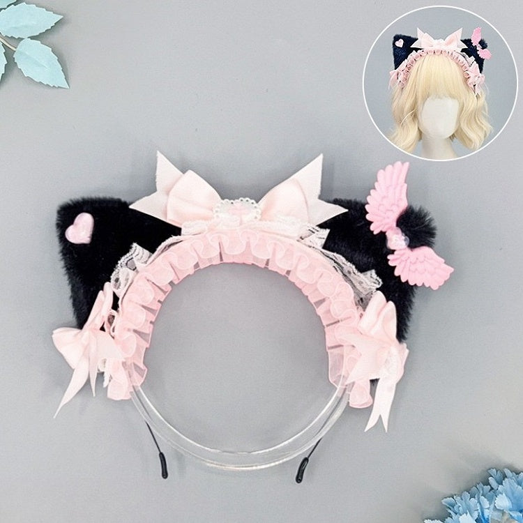Ear Kitty Color 4 Kei Lace Options KC Trim Jirai Details Bowknot