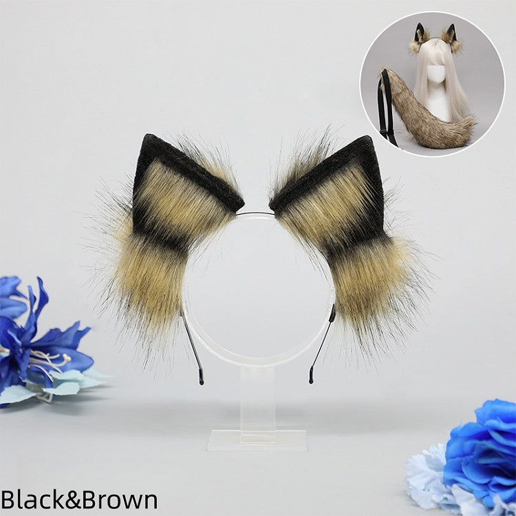 9 Faux Cute Ear Wolf Fur Lolita KC Colors