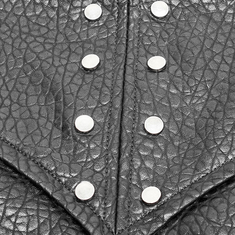 Men's Vest Chest Protector Black Punk