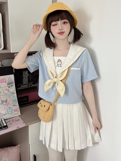 黄色のコーデュロイ帽子