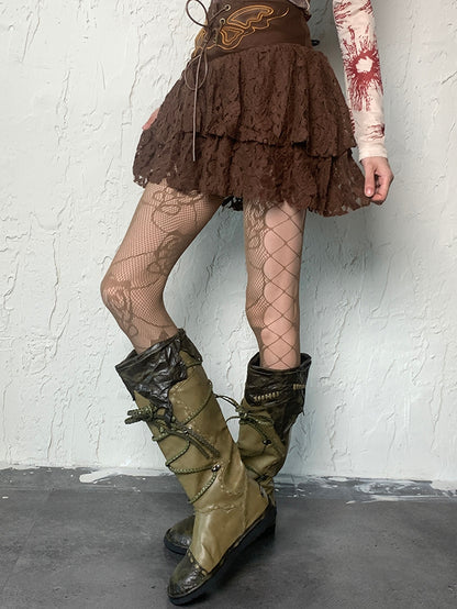 Pattern 5 Design Options Color Punk Cut-out Wasteland Floral