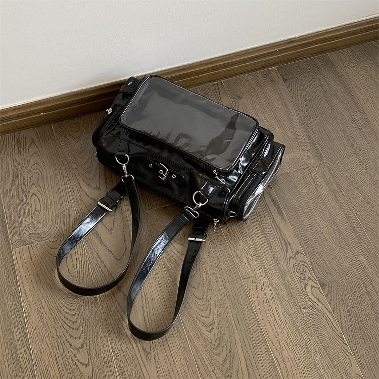 Ita Bag Buckle Decorated Colors Backpack/Crossbody with 6