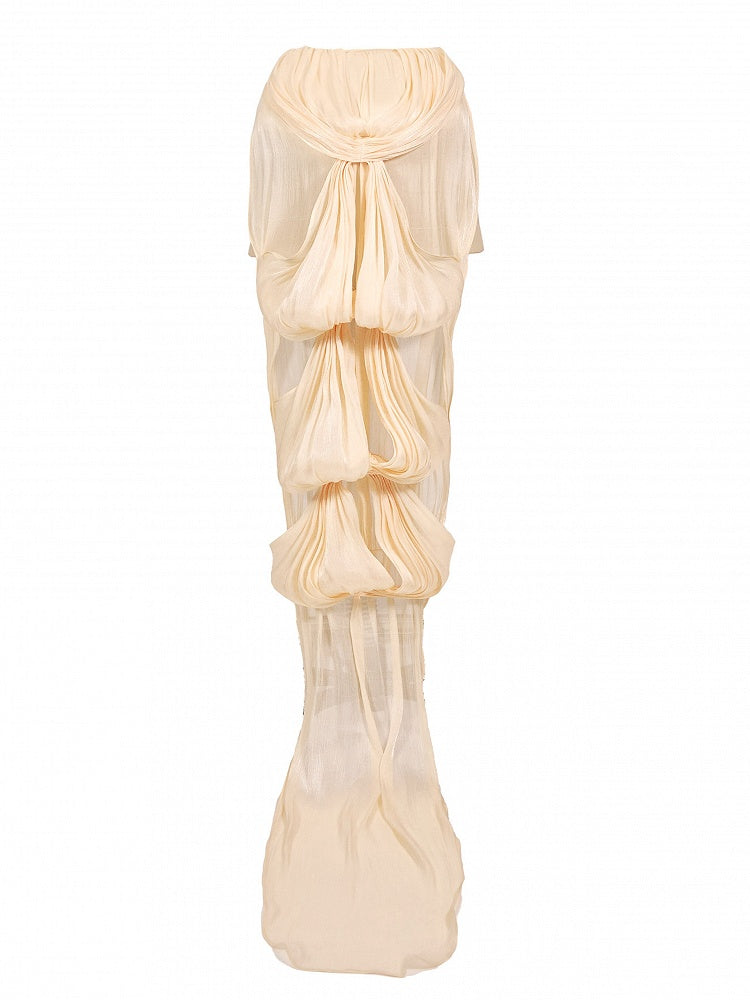 Long Drape Bustle Train with Hip Pad - Blood Supply