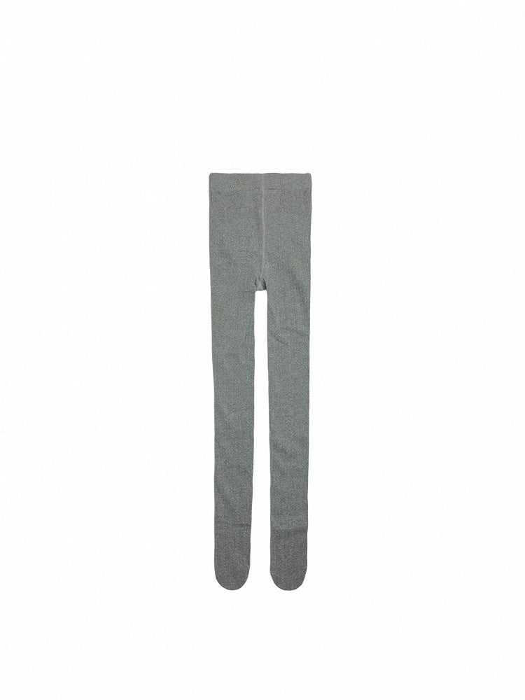 Brown/Dark Grey/Light Grey/White Cotton Winter Tights