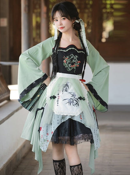 Design + Bow + China Big Apron Dress