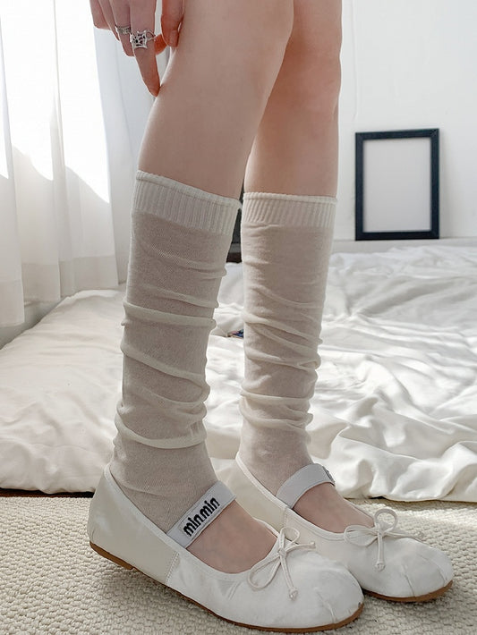Leg Warmers White