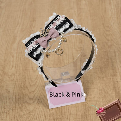 Bow KC Lace Chain Detail Bead with 8 Kei Colors 3D Jirai
