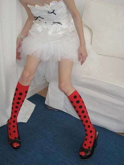 Dot (Retro Polka Stockings Bold Style)