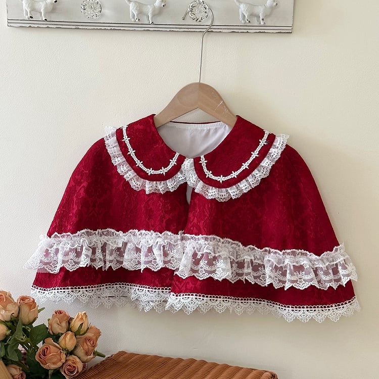 Pan / Pink Peter Red Cape Black Collar Blue Apricot