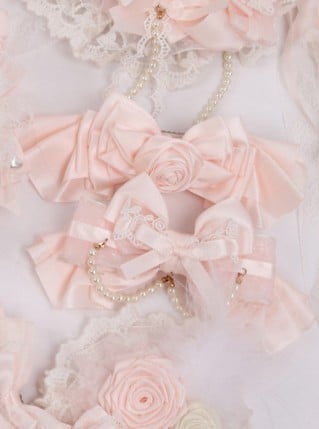 Options Bowknot Lolita Hairclip 2 Pink Sweet Type