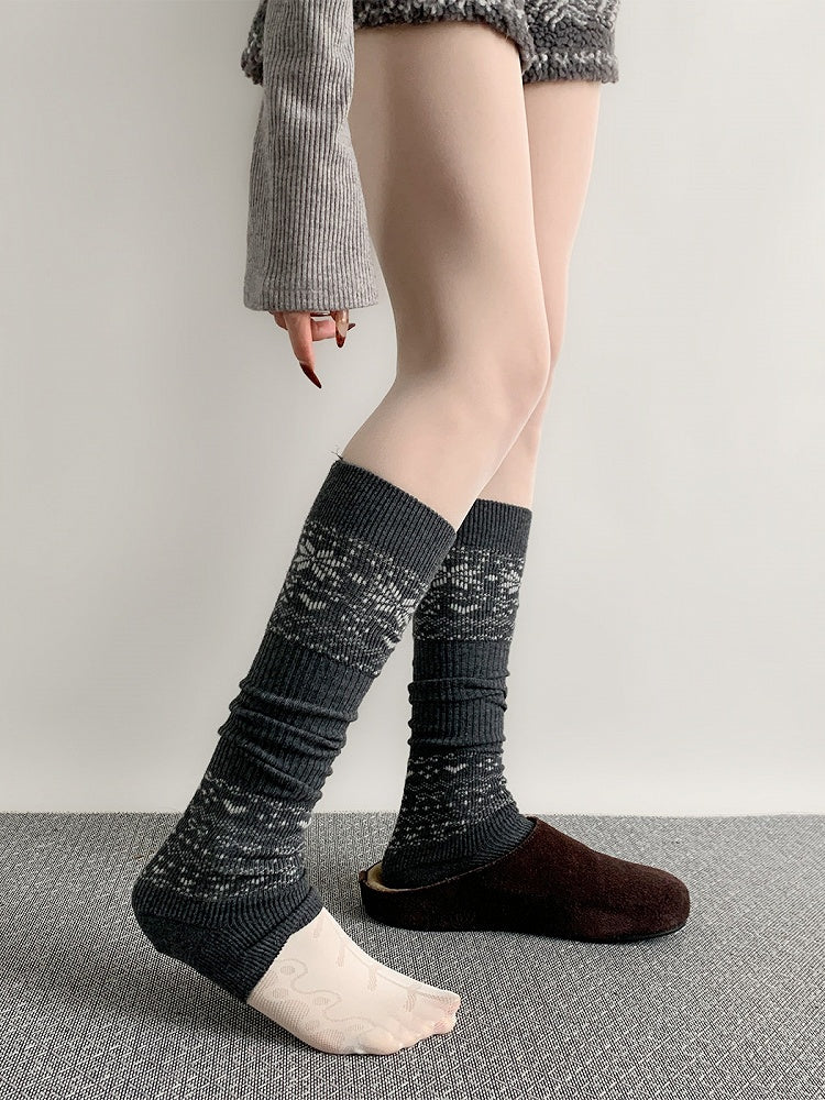 Isle Pattern (3 Leg Fair Ribbed Warmers Colors)
