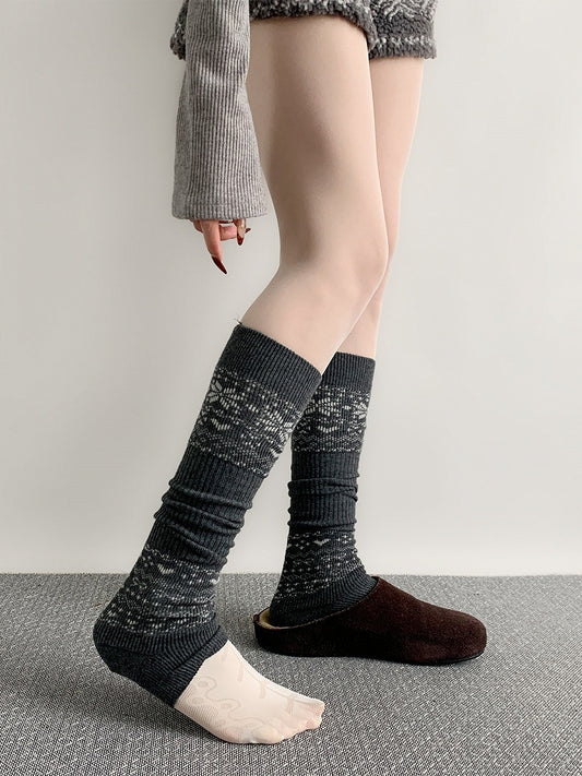 Isle Pattern (3 Leg Fair Ribbed Warmers Colors)