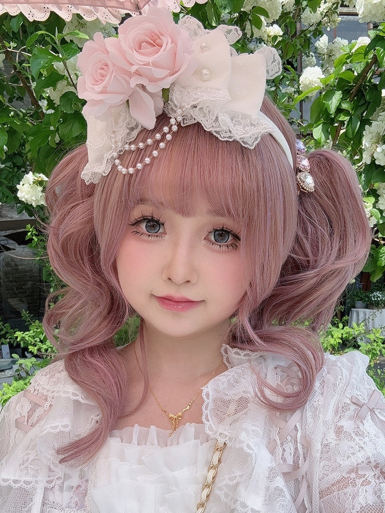 2 Options Design Charm Beaded Floral KC Bowknot