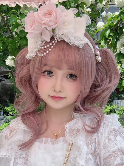 2 Options Design Charm Beaded Floral KC Bowknot