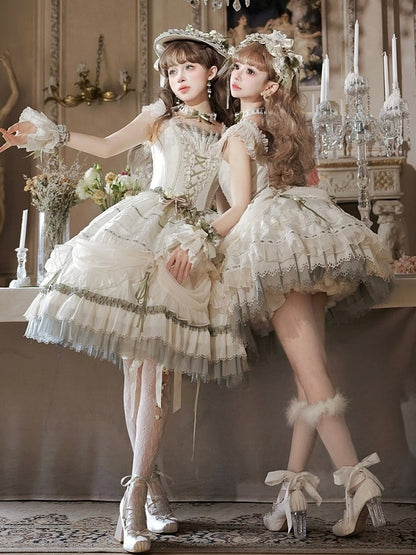 Jasmine Corset Bodice Princess Lolita Boning Dress