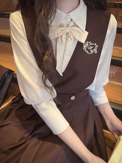 Yellow Tie Creamy Bow