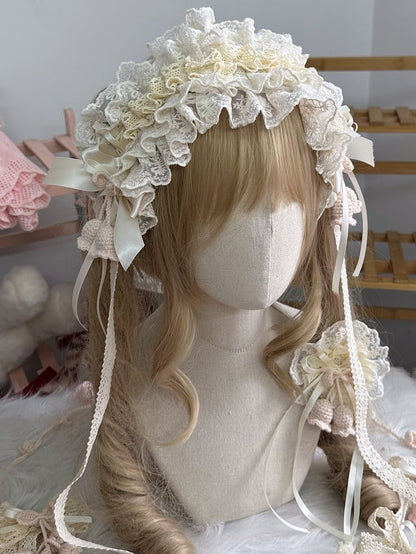 of Sweet Color Lolita Lace Valley Lily 2 Hairband the Options
