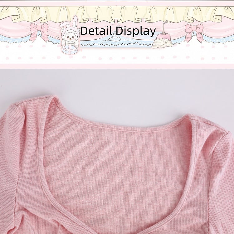 Knit Cardigan Pink Long Sleeve Ribbon Sweet - serendipity