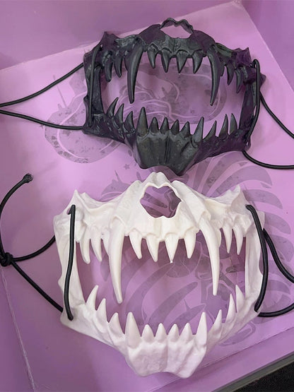 ハロウィンパーティー用出っ歯パンクマスク