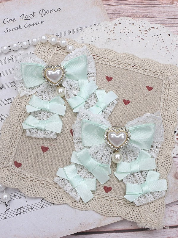 9 Color Hairclip Large Kei Options Bowknot Jirai