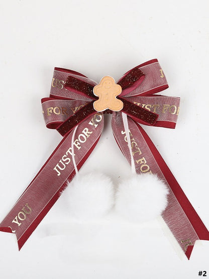 Lolita Options Christmas-style 4 Hairclip Gingerbread