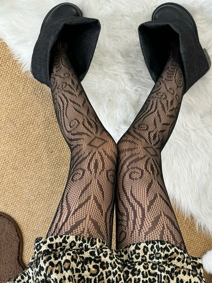 Options Y2K Tights Color Hollow-out 5