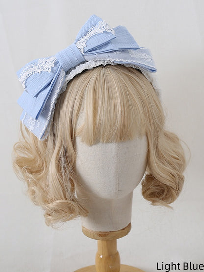 Off Center 10 Multi-Layer Graceful Lolita KC Colors Lace - Bowknot
