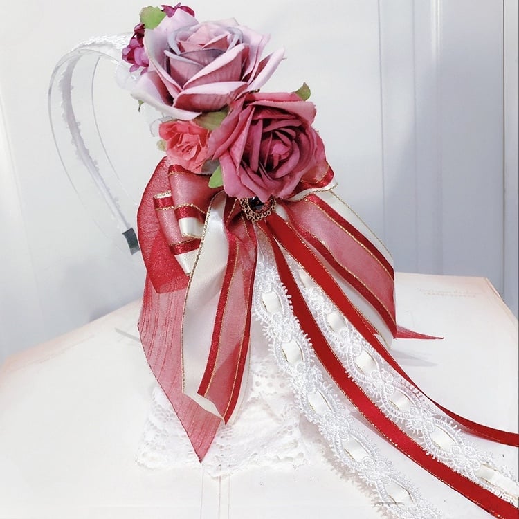 Rosette Design Bowknot Decorated KC