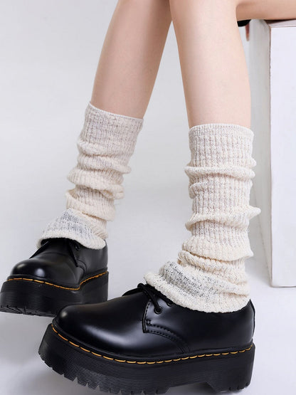 Colors Minimalist Knitted Ultra-Thin 3 Leg Warmers