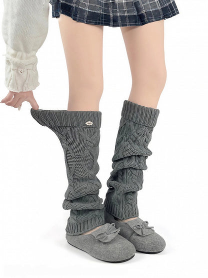 Cable Warmers Options) Slouchy (3 Leg Knit