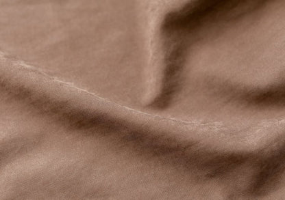 ヴィンテージブラウンのウエストコート / ボーン入りハイウエストスカート