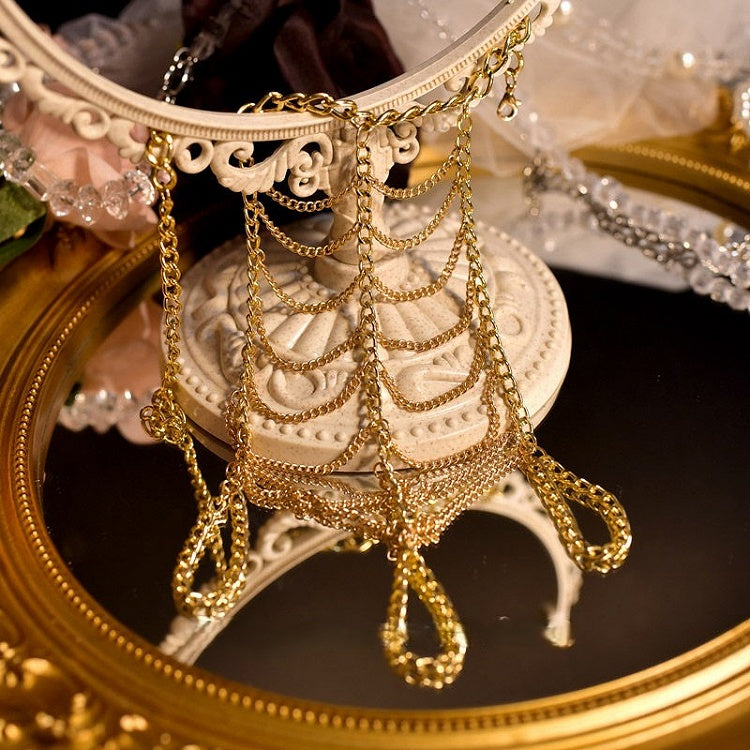 Punk Black/Gold/Silver Bracelet Wasteland Chain