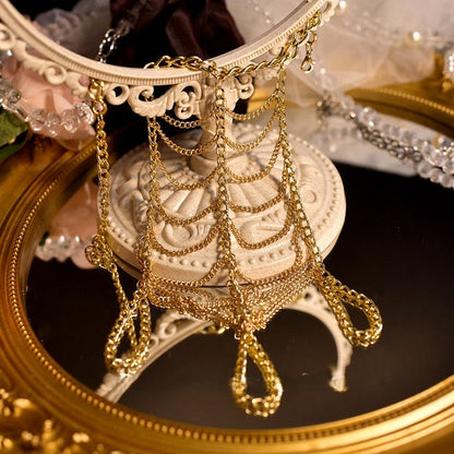 Punk Black/Gold/Silver Bracelet Wasteland Chain