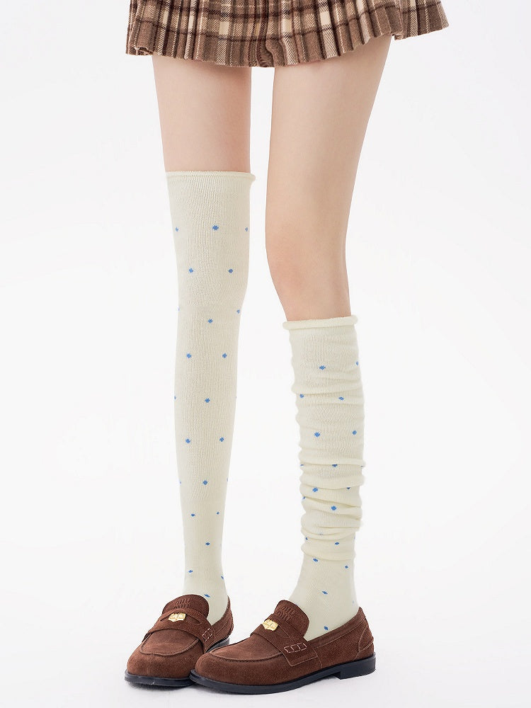 Detail with Polka Dot Stockings 70cm 4-Color