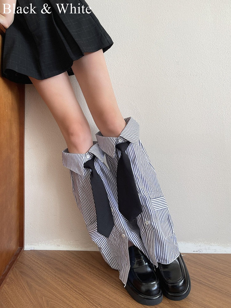 Design 4 Sleeves Options Leg Shirt-shaped Pattern Color Navy Striped