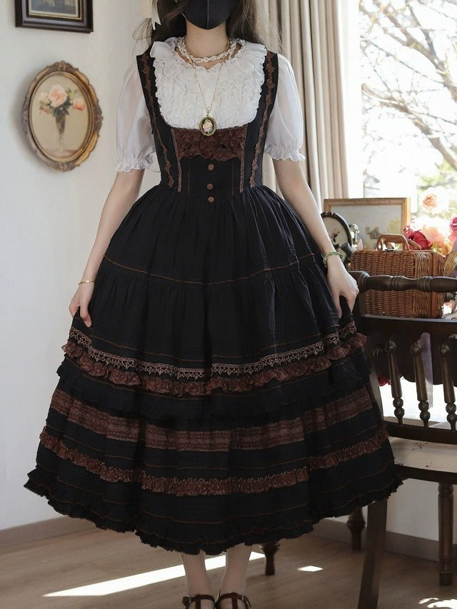 Sheer Short Sleeve Blouse with Pleats - Tiny Garden