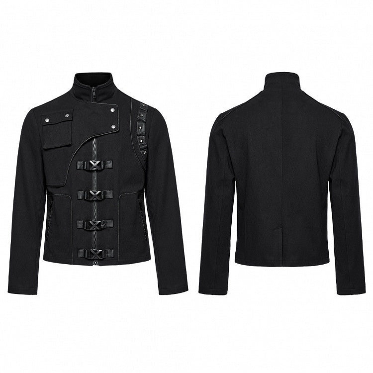 Men's Deconstruction Jacket Cyberpunk Black