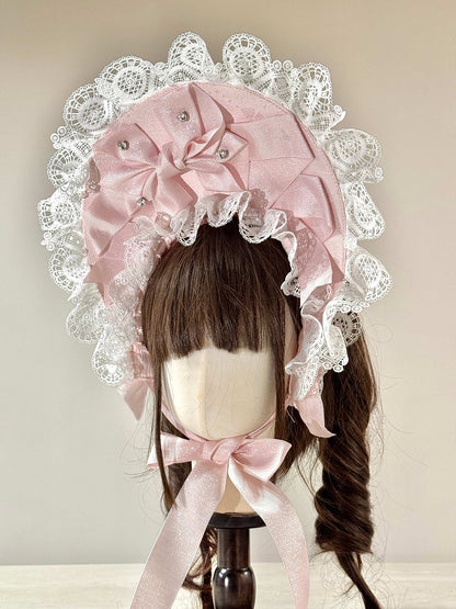 Accents) (Lace Multi-Color Set Lolita Crystal Bonnet