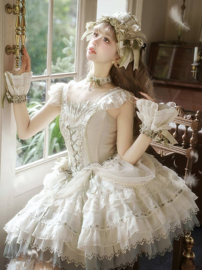 Jasmine Corset Bodice Princess Lolita Boning Dress