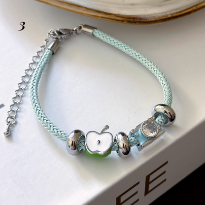 Y2Kミニカメラネックレスブレスレット