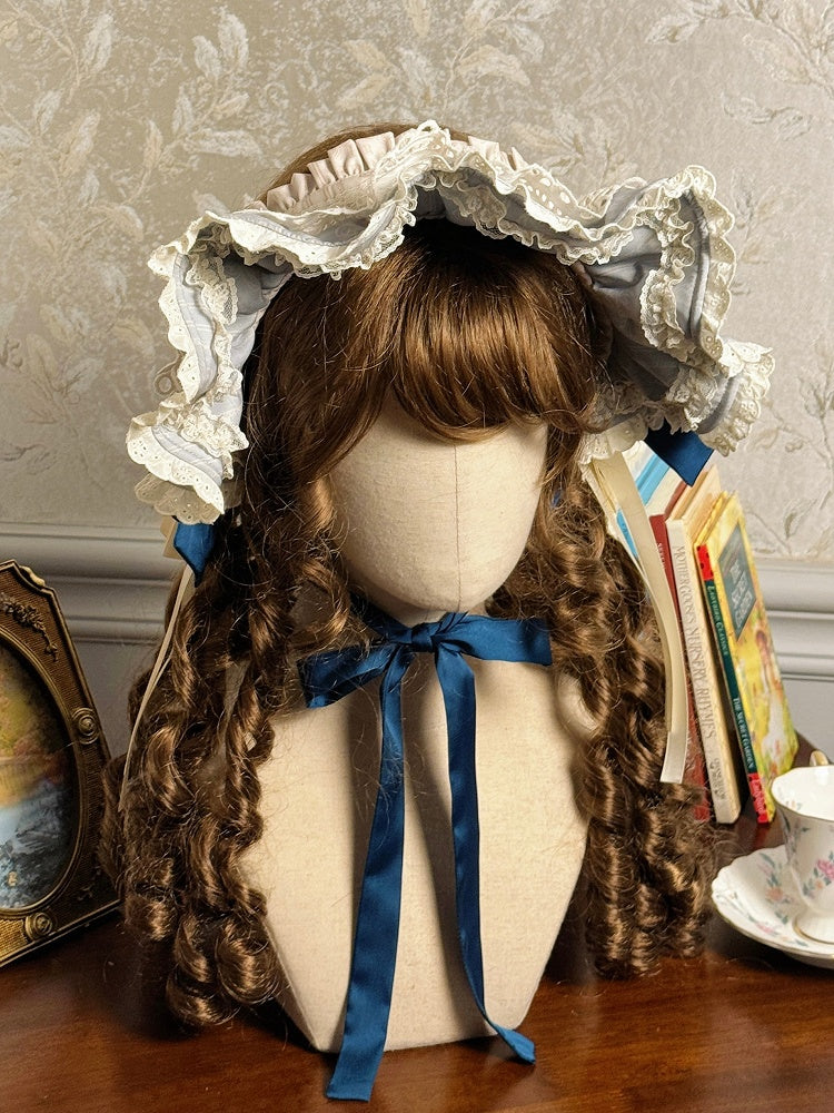Blue / Lolita Bonnet Brown