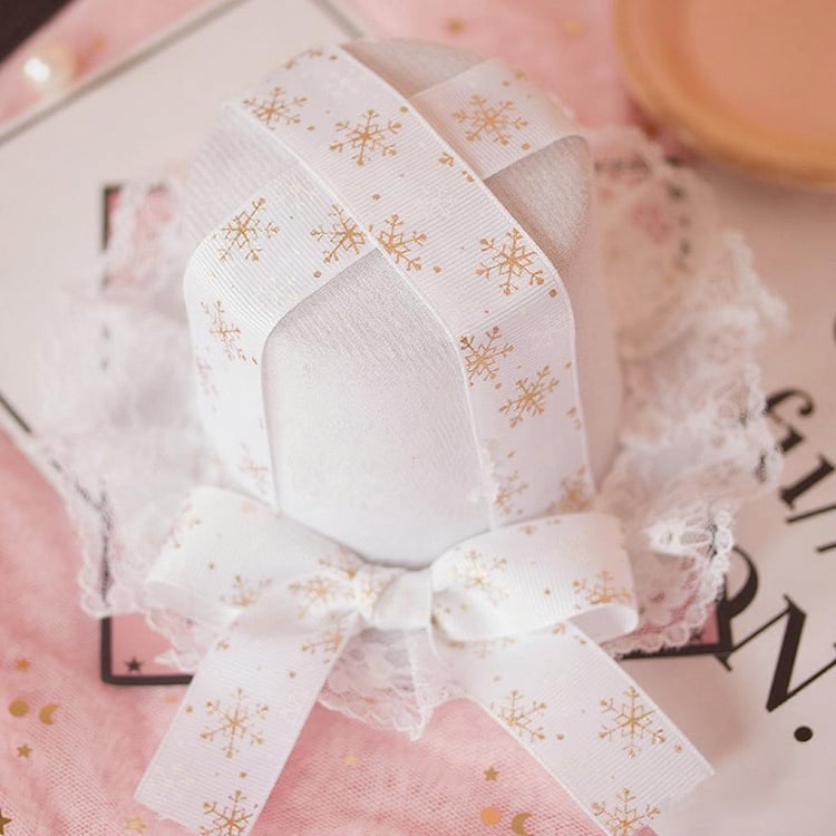 Sweet Lolita Snowflake Lace Mini Top Hat With Clips