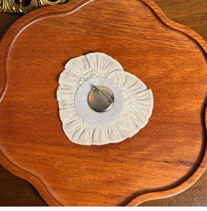 Red Black Purple Heart-shaped Pink Brooch Champagne /