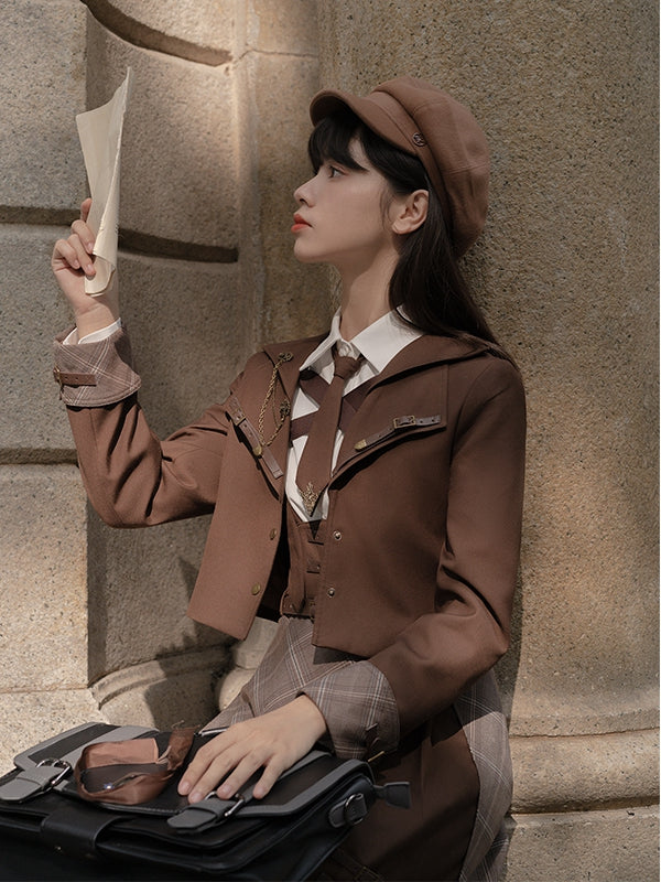 Outfits Detective Brown Little Maillard Reaction Preppy Blazer