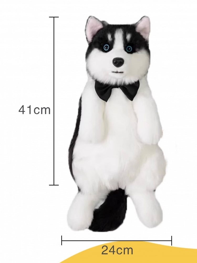 Dog Bag Backpack/Crossbody Realistic Cute Plush