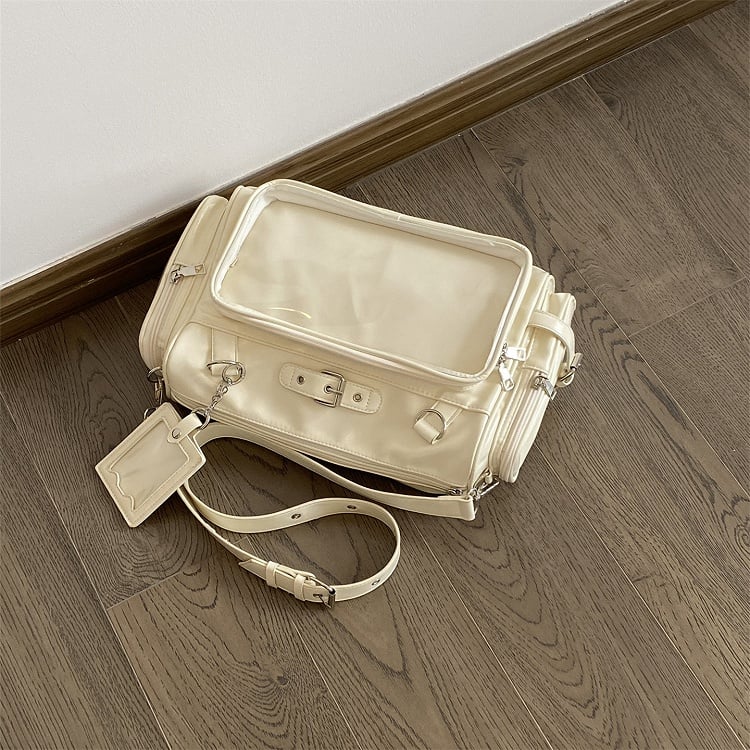 Ita Bag Buckle Decorated Colors Backpack/Crossbody with 6